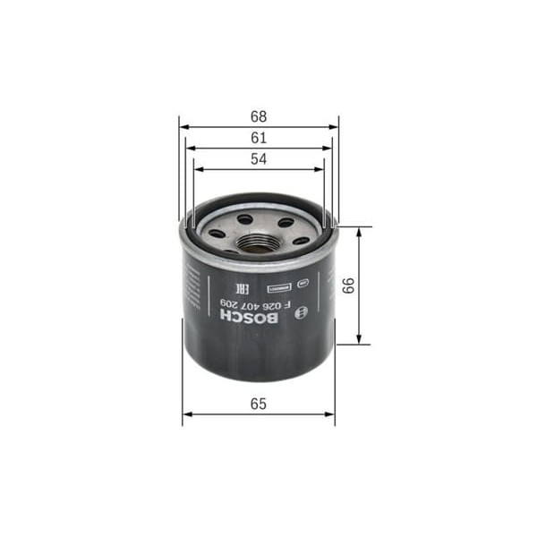BOSCH F026407209 YAĞ FİLTRESİ ATOS i10 i20 PICANTO ACCENT BLUE 15