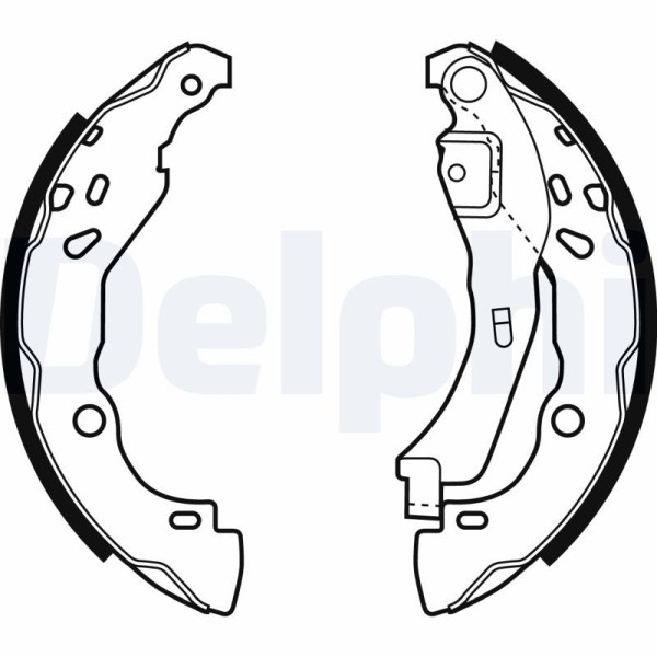 DELPHI LS1929 Kampana Balata CLIO IV 13- CLIO Symbol / Logan Sandero / 208 12- 301 12- / C3 I C4 Cactus 14- Fren Balatası 37992231 