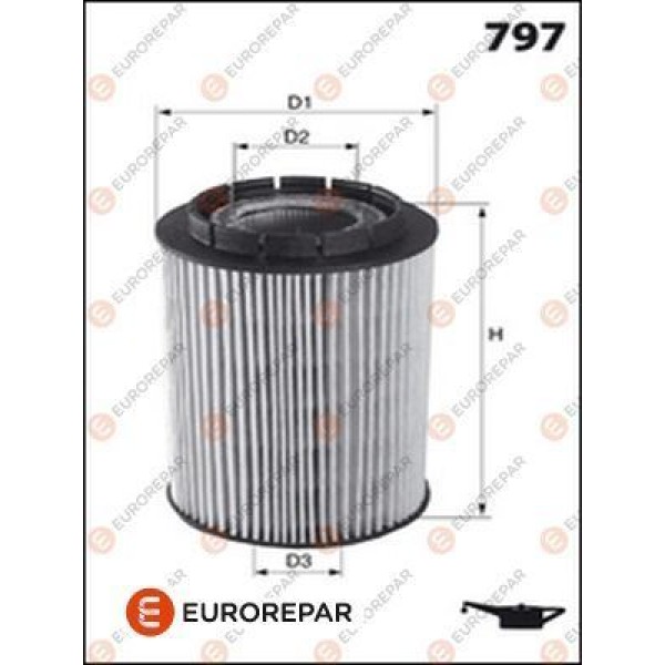 Eurorepar-psa E149208 Yağ Filtresi Opel Corsa E B13dtc B13dte B13DTR 15 > 1616315680 