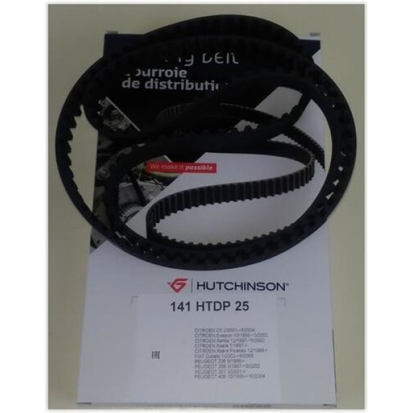 Hutchinson 141HTDP25 Triger Kayışı 141x254 Peugeot Partner Berlingo 206 306 307 C4 C5 Jumper Jump Xsara Scudo 2.0 HDI Ct987 ERC7763