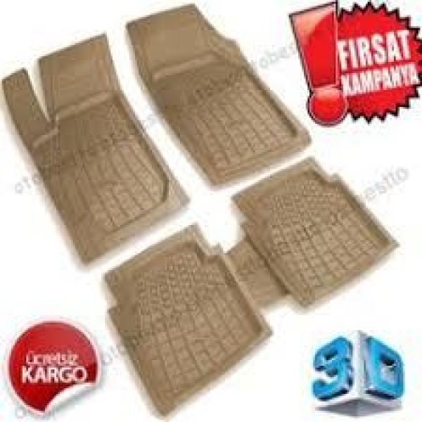 LEOPAR RBR817 Havuzlu Şaft Üstlü Paspas Askılı/Lüx Bej Takım