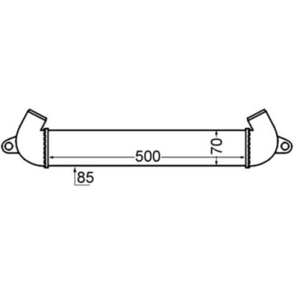 Mahle-knecht-behr CI342000S Ladeluftkühler Fiat Doblo 0000046779532 