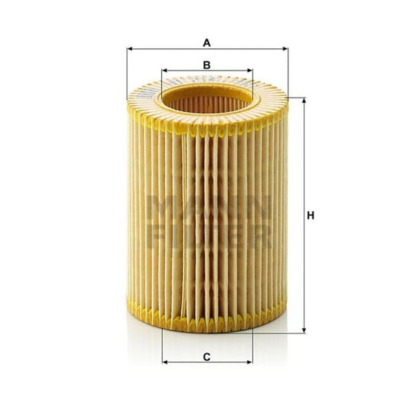 MANN HU714X YAĞ FİLTRESİ ACCENT ADMIRE 03-06 GETZ 02-06 1.5 CRDI 