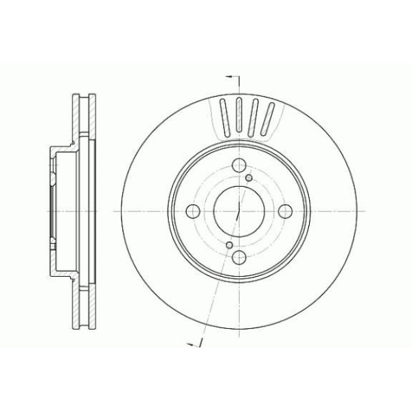 Magneti Marelli 360704002500 &Ouml;n Fren Diski Corolla 1.4-1.6-1.8 Vvt-İ 01/02 255&times;25&times;4Dlxhavalı