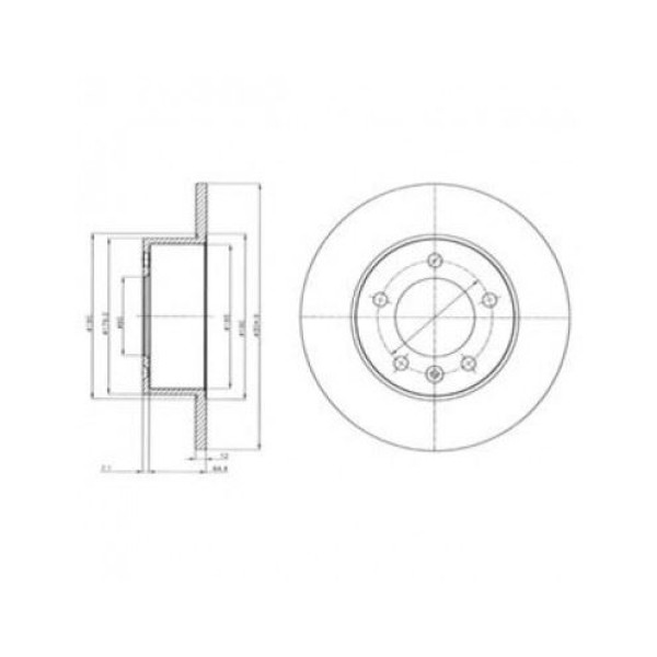 Magnetti marelli 360704017100 Fren Diski Arka Master III Movano B 2.3dcı 10> 432000367R