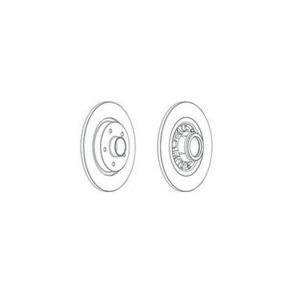 MAGNETTI MARELLI 360704028500 ARKA FREN DİSKİ (RULMANLI) KNG 1.6