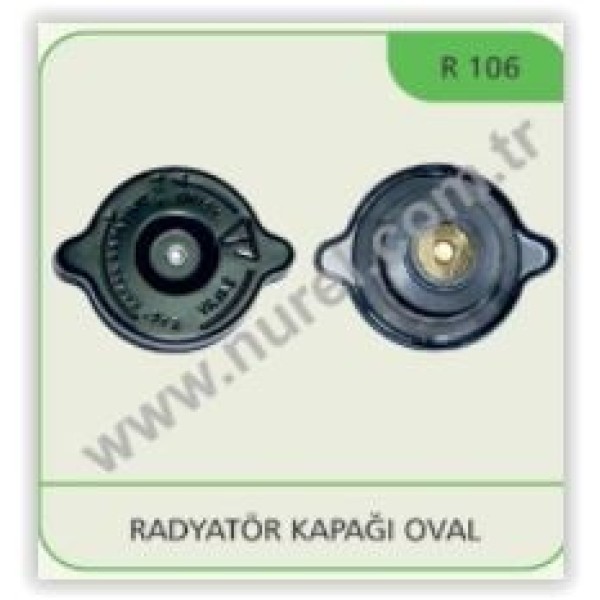 NUREL R106 Radyatör Kapağı Termostatlı Oval Ünıversal 