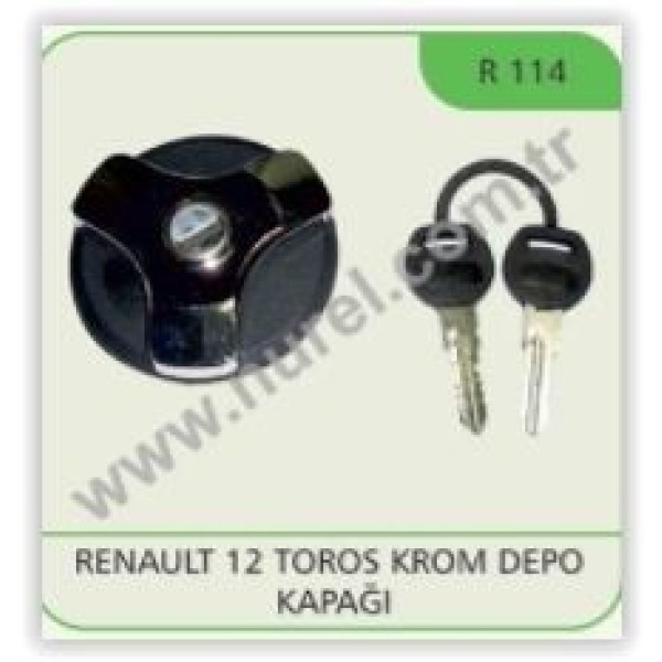 Nurel R114 Depo Kapağı Krom R12 