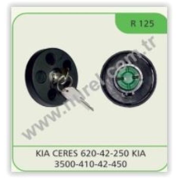 Nurel R125 Depo Kapağı Kilitli Kia Ceres 620-42-250 3500-410-42450 