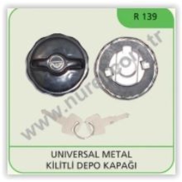 Nurel R139 Depo Kapağı Kilitli Ünıversal 