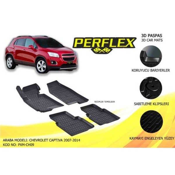 Perflex PXM-CH09 Paspas 3d Havuzlu X Mat 