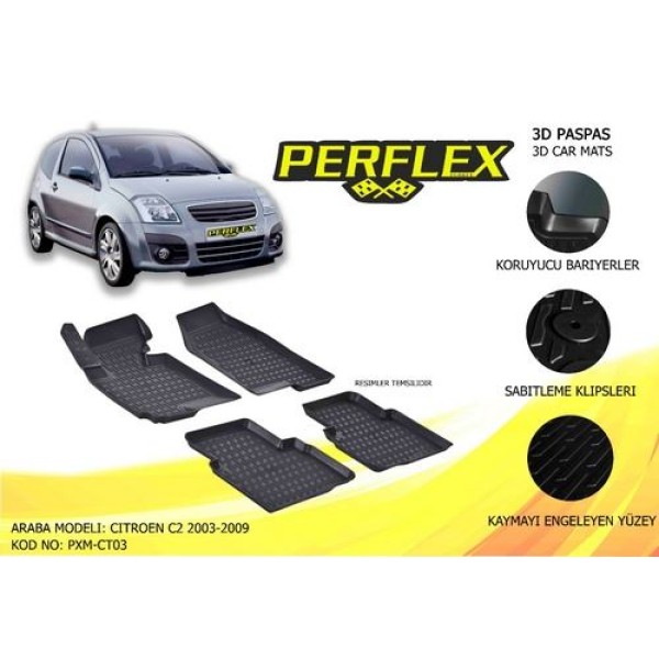 Perflex Pxm-ct03 Paspas 3d Havuzlu X-mat C2 03-08 