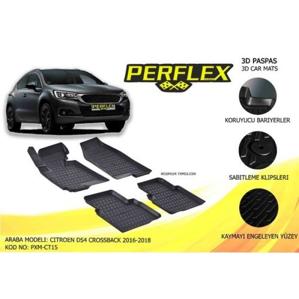 Perflex Pxm-ct15 Paspas 3d Havuzlu X-mat Ds4 Crossback 16-17 