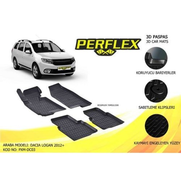Perflex PXM-DC03 Paspas 3d Havuzlu X Mat Logan 2012 