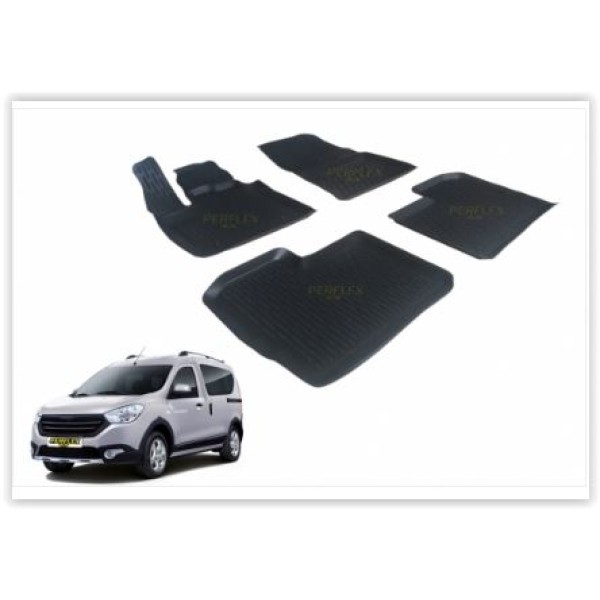 PERFLEX PXM-DC08 Paspas 3D X-Mat Havuzlu Dacia Dokker 13- Siyah 
