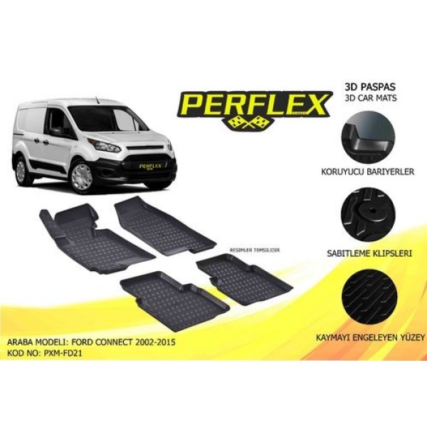Perflex PXM-FD09 İç Paspas 3d Havuzlu X Mat Fusion 02 10 