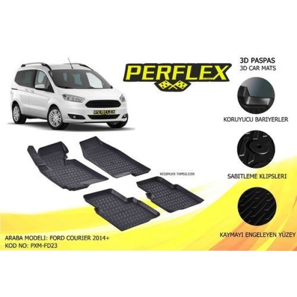 Ic Paspas 3d Havuzlu X-mat Courıer 14 Perflex Pxm-fd23 