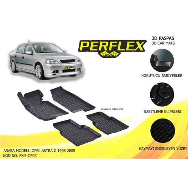 Perflex Pxm-op03 Paspas 3d Havuzlu X-mat Astra G 1998-2004 