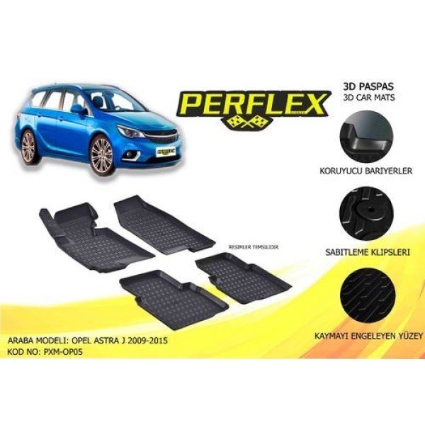 Perflex PXM-OP05 Paspas 3d Havuzlu X Mat Astra J 2009 2014 