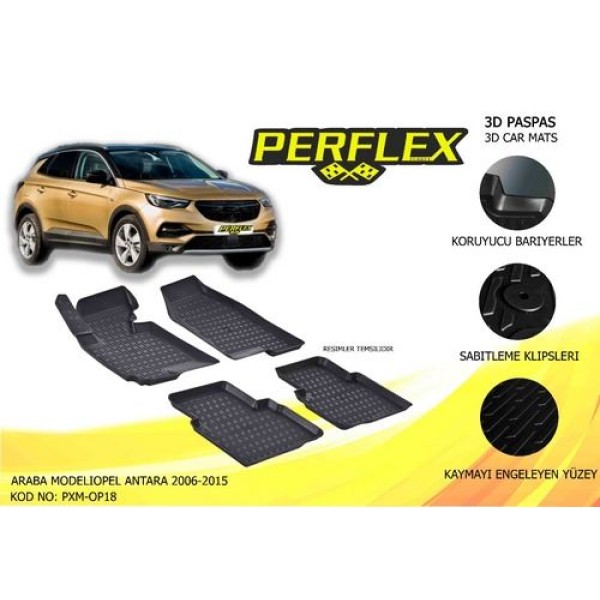 Perflex Pxm-op18 Paspas 3d Havuzlu X-mat Antara 06-14