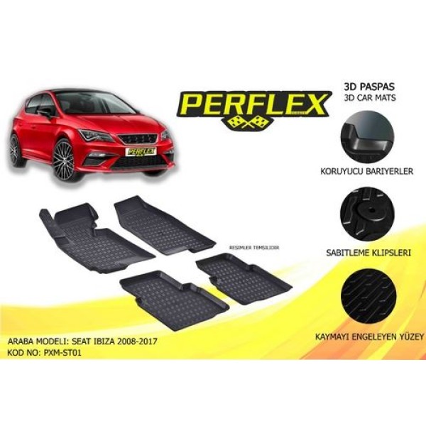 Perflex PXM-ST01 Paspas 3d Havuzlu X Mat Ibiza 0816 
