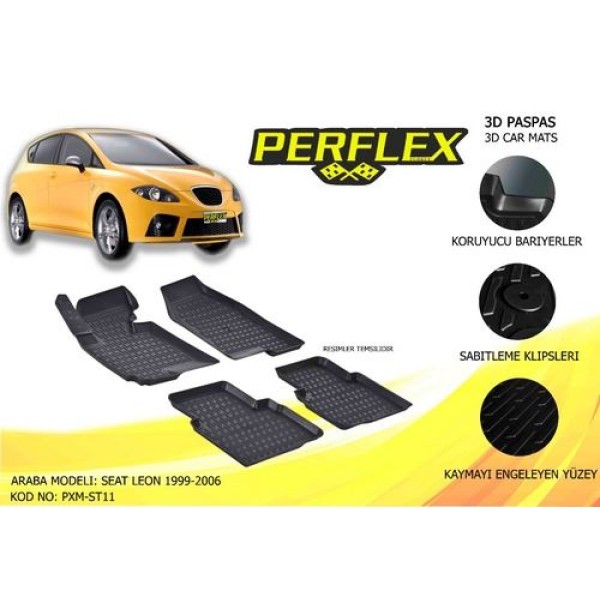 Perflex Pxm-st11 Paspas 3d Havuzlu X-mat Leon 99-05 