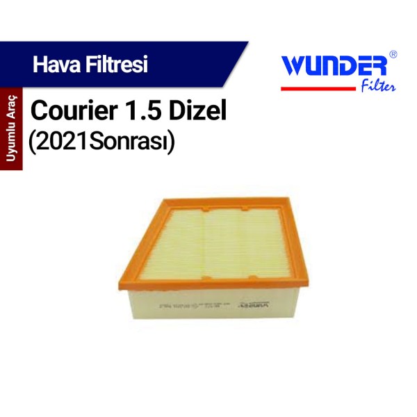 Courier 1.5 Dizel 2021 Sonrası Filtresi (Hava)  - WUNDER 