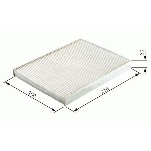 SARDES SC838 Polen Filtresi 4007 07- / C4 Aircross 12- C-Crosser 07- / Asx 10- L200 14- Lancer 08- Outlander 06- / D-Max 12-
