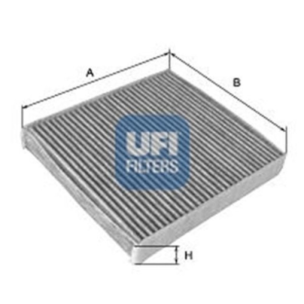 UFI 54.158.00 Polen Filtresi Karbonlu Focus II 1.6tdcı 1.8 2.0 2004 201212 Volvo S40 C70 V50 C30 2004 2012 1354952