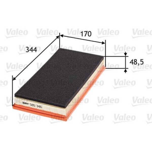 Valeo 585346 Hava Filtresi Volvo V40 Estate 2.0 T FN6103A