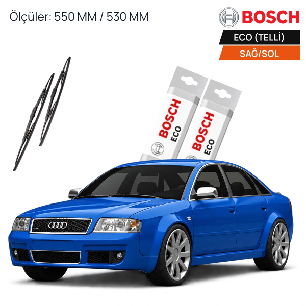Audi A6 Silecek (1994-2001) Bosch Eco Ön Silecek Takımı 