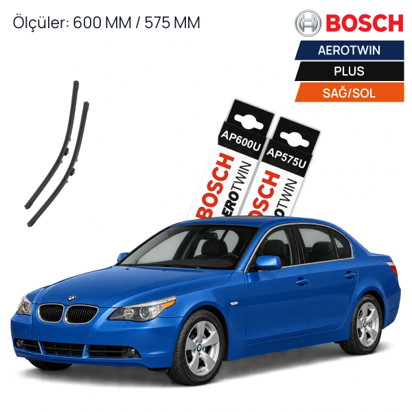 Bmw 5 Serisi Silecek (2004-2009 E60) Bosch Aerotwin Plus Ön Silecek Takımı 