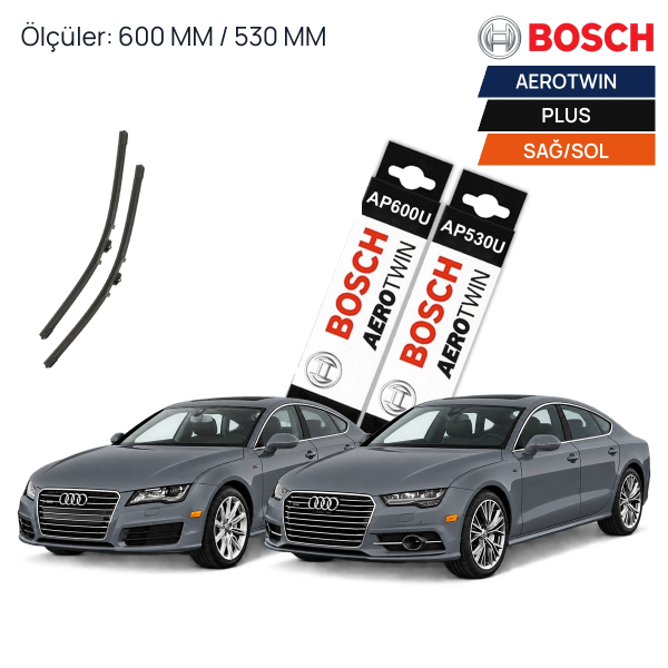 Audi A7 Silecek (2011-2017) Bosch Aerotwin Plus Ön Silecek Takımı 