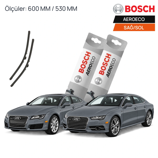 Audi A7 Silecek (2011-2017) Bosch Aeroeco Ön Silecek Takımı 