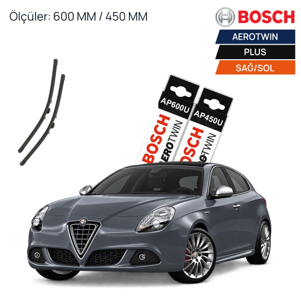 Alfa Romeo Giulietta Silecek (2010-2020) Bosch Aerotwin Plus Ön Silecek Takımı 