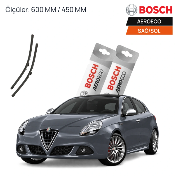 Alfa Romeo Giulietta Silecek (2010-2020) Bosch Aeroeco Ön Silecek Takımı 