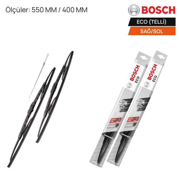 Alfa Romeo GT Silecek (2003-2005) Bosch Eco Ön Silecek Takımı 