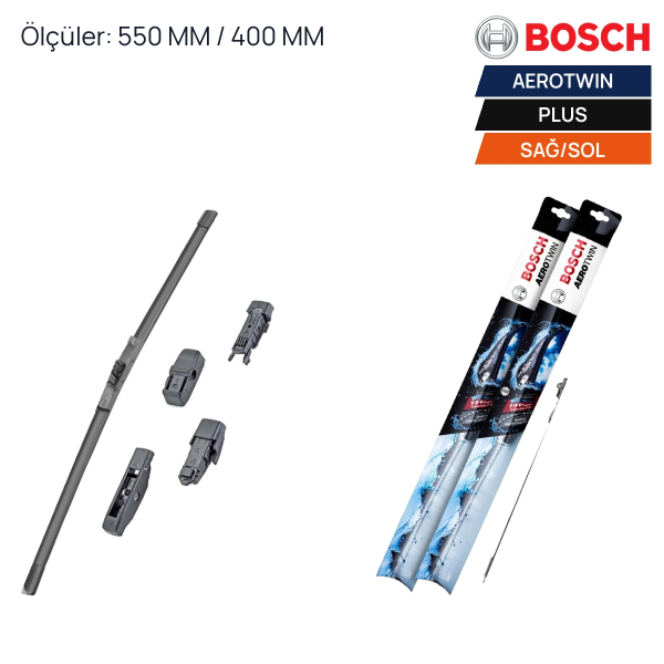Alfa Romeo GT Silecek (2005-2010) Bosch Aerotwin Plus Ön Silecek Takımı 
