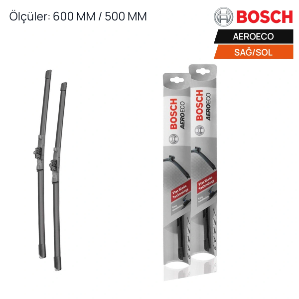 Audi Q5 Silecek (2008-2024) Bosch Aeroeco Ön Silecek Takımı 