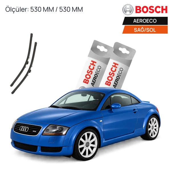 Audi TT Silecek (2003-2006) Bosch Aeroeco Ön Silecek Takımı 
