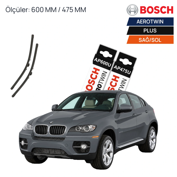 Bmw X6 Silecek (2008-2012 E71) Bosch Aerotwin Plus Ön Silecek Takımı 