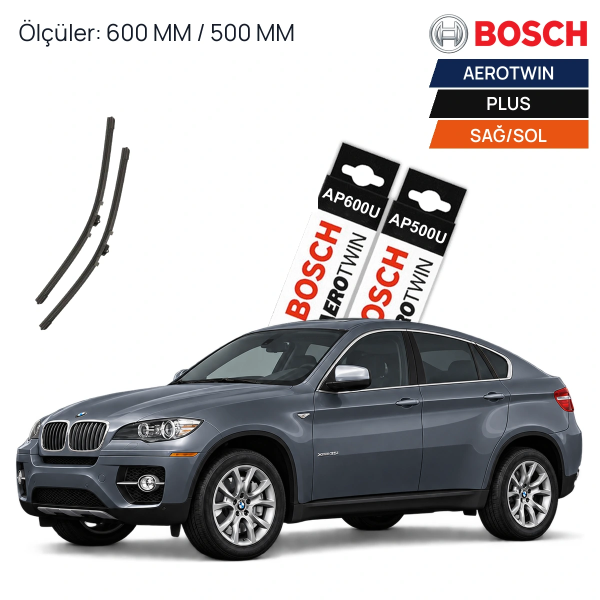 Bmw X6 Silecek (2013-2014 E71) Bosch Aerotwin Plus Ön Silecek Takımı 