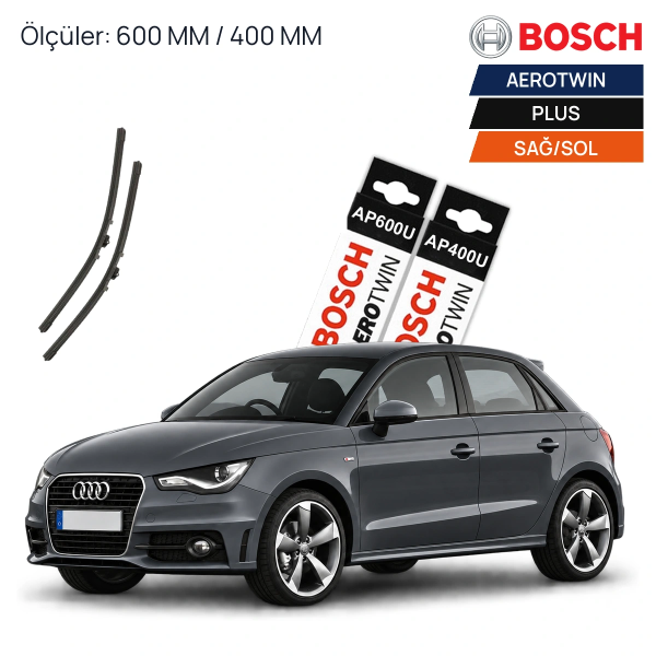 Audi A1 Silecek (2010-2018) Bosch Aerotwin Plus Ön Silecek Takımı 
