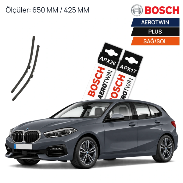 Bmw 1 Serisi F40 Silecek (2020-2024) Bosch Aerotwin Plus Ön Silecek Takımı 