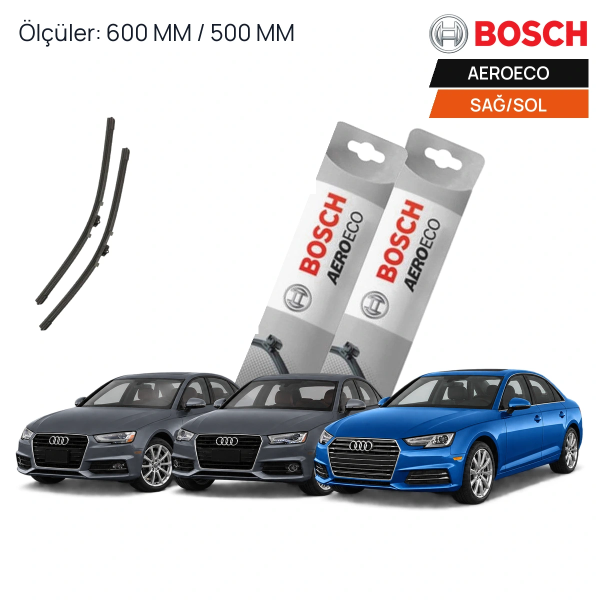 Audi A4 Silecek (2008-2024) Bosch Aeroeco Ön Silecek Takımı 