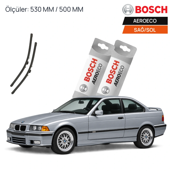 Bmw 3 E36 Silecek (1991-1998) Bosch Aeroeco Ön Silecek Takımı 