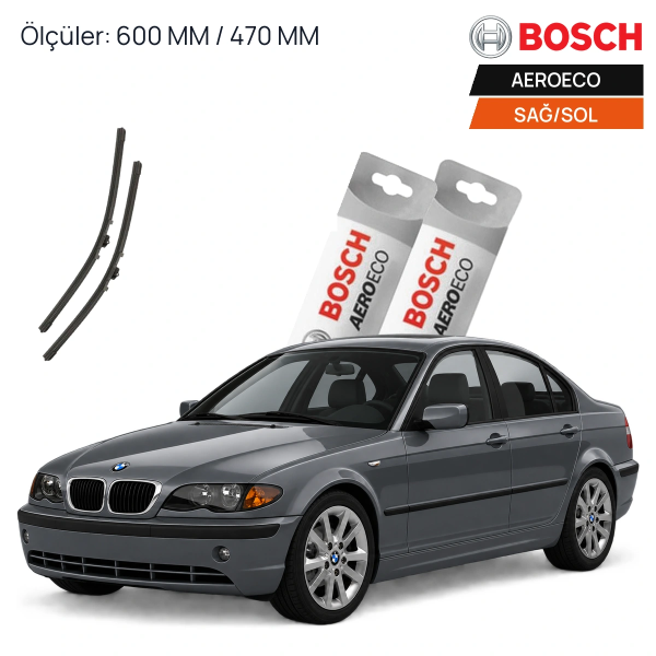 Bmw E46 Silecek (1998-2005) Bosch Aeroeco Ön Silecek Takımı 