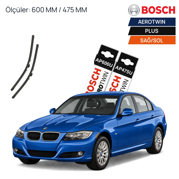 Bmw E90 Silecek (2009-2012) Bosch Aerotwin Plus Ön Silecek Takımı 