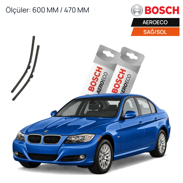 Bmw E90 Silecek (2009-2012) Bosch Aeroeco Ön Silecek Takımı 